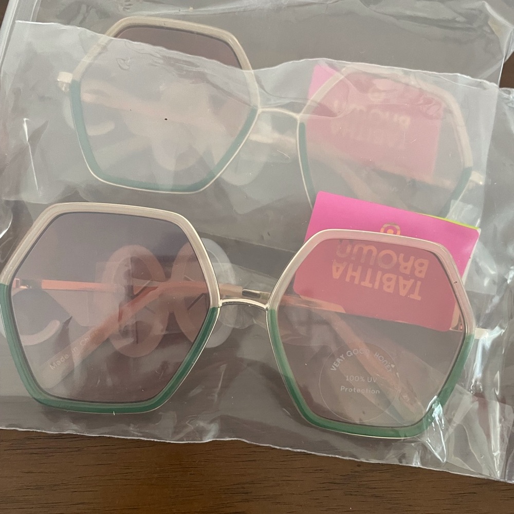 Tabitha Brown x Target Oversized Geometric Colorblock Sunglasses